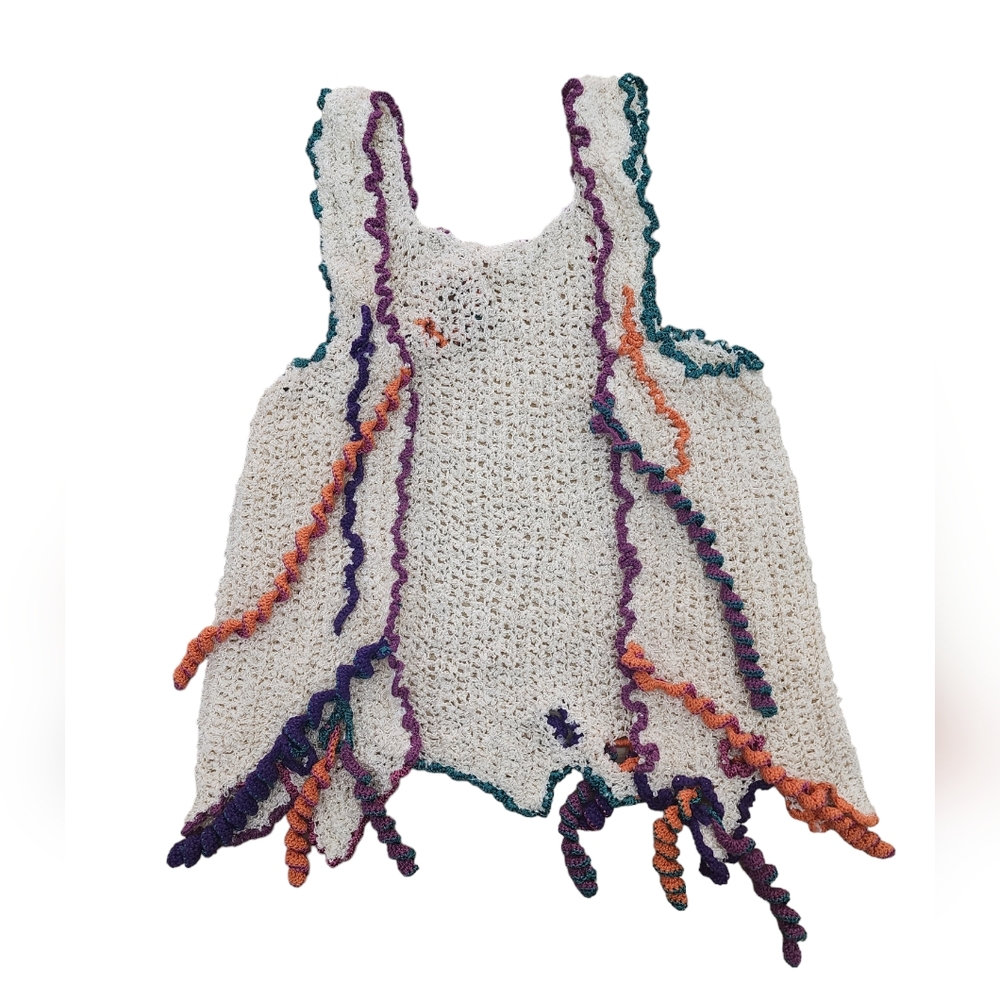 Handmade Artsy Tassel Vest